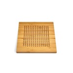 Ficha técnica e caractérísticas do produto Descanso de Prato Quadrado em Bambu Toquio 20 Cm Welf