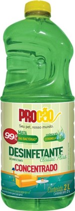Ficha técnica e caractérísticas do produto Desinfetante Classic Plus Concentrado Procão 2Lts - Procao