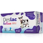 Ficha técnica e caractérísticas do produto Deslac Lactase 30 Cápsulas Intolerância Lactose - Maxinutri