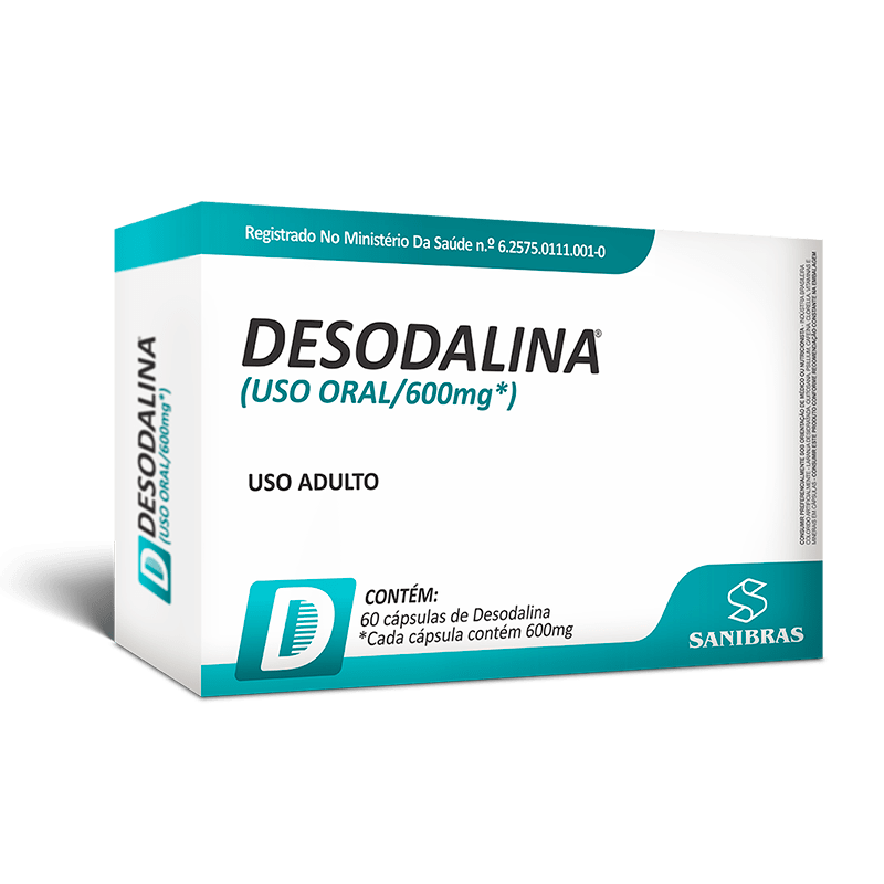 Ficha técnica e caractérísticas do produto Desodalina (60caps) Sanibras