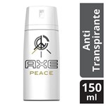 Ficha técnica e caractérísticas do produto Desodorante Aerosol Axe Seco Peace 150ml/90g