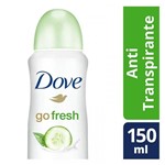 Ficha técnica e caractérísticas do produto Desodorante Aerosol Dove Go Fresh Refrescância 150ml/89g