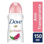 Ficha técnica e caractérísticas do produto Desodorante Aerosol Dove Go Fresh Romã 150ml/89g