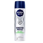 Ficha técnica e caractérísticas do produto Desodorante Aerosol Nivea 150Ml Masculino Sensitive Protect