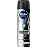 Ficha técnica e caractérísticas do produto Desodorante Aerosol Nivea Invisible For Black White Fresh 150ml