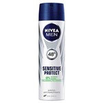 Ficha técnica e caractérísticas do produto Desodorante Aerosol Nivea Sensitive Protect Men 150ml