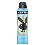 Ficha técnica e caractérísticas do produto Desodorante Aerosol Playboy Malibu Masculino 150ml