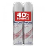 Ficha técnica e caractérísticas do produto Desodorante Aerosol Rexona Powder Dry 150ml 2 Unidades