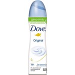 Ficha técnica e caractérísticas do produto Desodorante Antitranspirante Aerosol Dove Original Comprimido 85ml