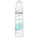Ficha técnica e caractérísticas do produto Desodorante Antitranspirante Aerosol Dove Pure 100g - Branco e Verde