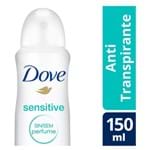 Ficha técnica e caractérísticas do produto Desodorante Antitranspirante Aerosol Dove Sensitive Sem Perfume com 150ml