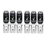 Ficha técnica e caractérísticas do produto Desodorante Antitranspirante Aerosol Rexona Men Invisible 150ml 6und