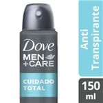 Desodorante Antitranspirante Aerossol Dove Men Cuidado Total 150ml