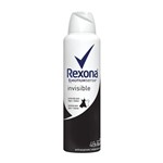 Ficha técnica e caractérísticas do produto Desodorante Antitranspirante Aerossol Invisible - 150 Ml Rexona