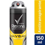 Desodorante Antitranspirante Aerossol Rexona V8 150ml