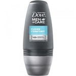 Ficha técnica e caractérísticas do produto Desodorante Antitranspirante Dove Roll On Men+Care Clean Comfort 50ML