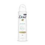 Ficha técnica e caractérísticas do produto Desodorante Antitranspirante Dove Sensitive Sem Perfume Aerosol - 150ml