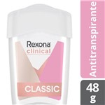 Ficha técnica e caractérísticas do produto Desodorante Antitranspirante Rexona Clinical Classic Women Stick