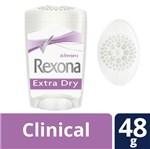 Ficha técnica e caractérísticas do produto Desodorante Antitranspirante Rexona em Creme Clinical 48G