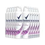 Ficha técnica e caractérísticas do produto Desodorante Antitranspirante Rexona Emotion 150ml - 10Un