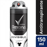 Ficha técnica e caractérísticas do produto Desodorante Antitranspirante Rexona Invisible