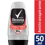 Ficha técnica e caractérísticas do produto Desodorante Antitranspirante Rexona Men Proteção Antibacteriana Roll-on