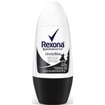 Ficha técnica e caractérísticas do produto Desodorante Antitranspirante Roll On Rexona Invisible 50ML