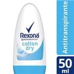 Desodorante Antitranspirante Rollon Rexona Cotton 50ml