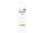 Ficha técnica e caractérísticas do produto Desodorante Dove Aerosol Antitranspirante Unissex - Sem Perfume Sensitive 150ml