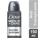 Ficha técnica e caractérísticas do produto Desodorante Antitranspirante Aerosol Dove Sem Perfume 150ml