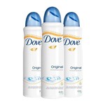 Ficha técnica e caractérísticas do produto Desodorante Dove Original Aerosol 150ml - 12 Unidades