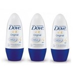 Ficha técnica e caractérísticas do produto Desodorante Dove Roll On Original 50ml 3 Unidades