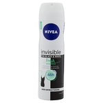 Ficha técnica e caractérísticas do produto Desodorante Feminino Nivea Invisible For Black & White fresh aerosol, 150mL