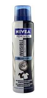 Ficha técnica e caractérísticas do produto Desodorante Masculino Aerosol Invisible Black & White Nivea