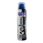 Ficha técnica e caractérísticas do produto Desodorante Masculino Aerosol Invisible For Black & White 24h 150ml - Nivea