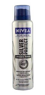 Ficha técnica e caractérísticas do produto Desodorante Masculino Aerosol Silver Protect 48h 150ml Nivea