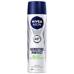 Ficha técnica e caractérísticas do produto Desodorante Masculino Nivea Men Protect sensitive aerosol, 150mL