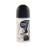 Ficha técnica e caractérísticas do produto Desodorante Masculino Roll-on Invisible For Black & White 48h 50ml - Nivea