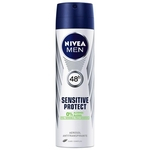 Ficha técnica e caractérísticas do produto Desodorante Nivea Aerosol Men 150ml Sensitive Protect