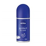 Ficha técnica e caractérísticas do produto Desodorante Nivea Protect Care Feminino Roll-On 50ml, Nivea