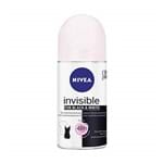Ficha técnica e caractérísticas do produto Desodorante Nivea Roll-On Invisible Black&White Feminino 50ml, Nivea
