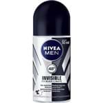 Ficha técnica e caractérísticas do produto Desodorante Nivea Roll-on Masculino Invisible Black 50 Ml Desodorante Nívea Roll On Masculino Invisible Black 50 Ml
