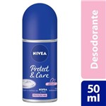 Ficha técnica e caractérísticas do produto Desodorante Nivea Roll On Protect Care Feminino 50ml