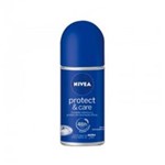 Ficha técnica e caractérísticas do produto Desodorante Nivea Roll On Protect & Care Feminino 50ml