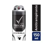 Ficha técnica e caractérísticas do produto Desodorante Rexona Aerosol Masculino Invisible 150ml
