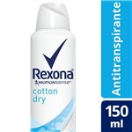 Ficha técnica e caractérísticas do produto Desodorante Rexona Cotton Dry 48 Horas Aerosol Feminino 150ml