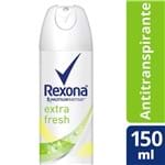 Ficha técnica e caractérísticas do produto Desodorante Rexona Extra Fresh Aerosol Antitranspirante 48h 150ml