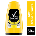 Ficha técnica e caractérísticas do produto Desodorante Rexona Roll On V8 Masculino 50ml
