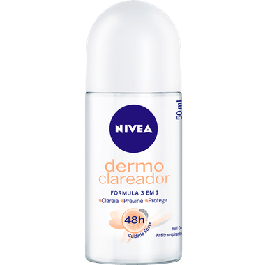 Ficha técnica e caractérísticas do produto Desodorante Roll On Nivea Feminino Dermo Clareador 50ml