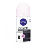 Ficha técnica e caractérísticas do produto Desodorante Roll On Nivea Invisible For Black White